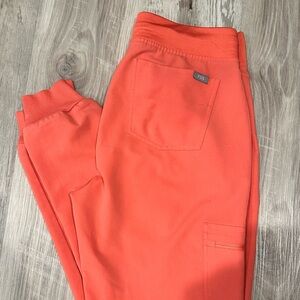 FIGS Hot Coral Joggers Pants